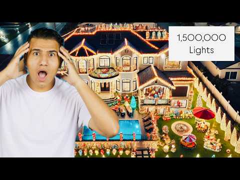 They Put 1,500,000 Christmas Lights On A House
