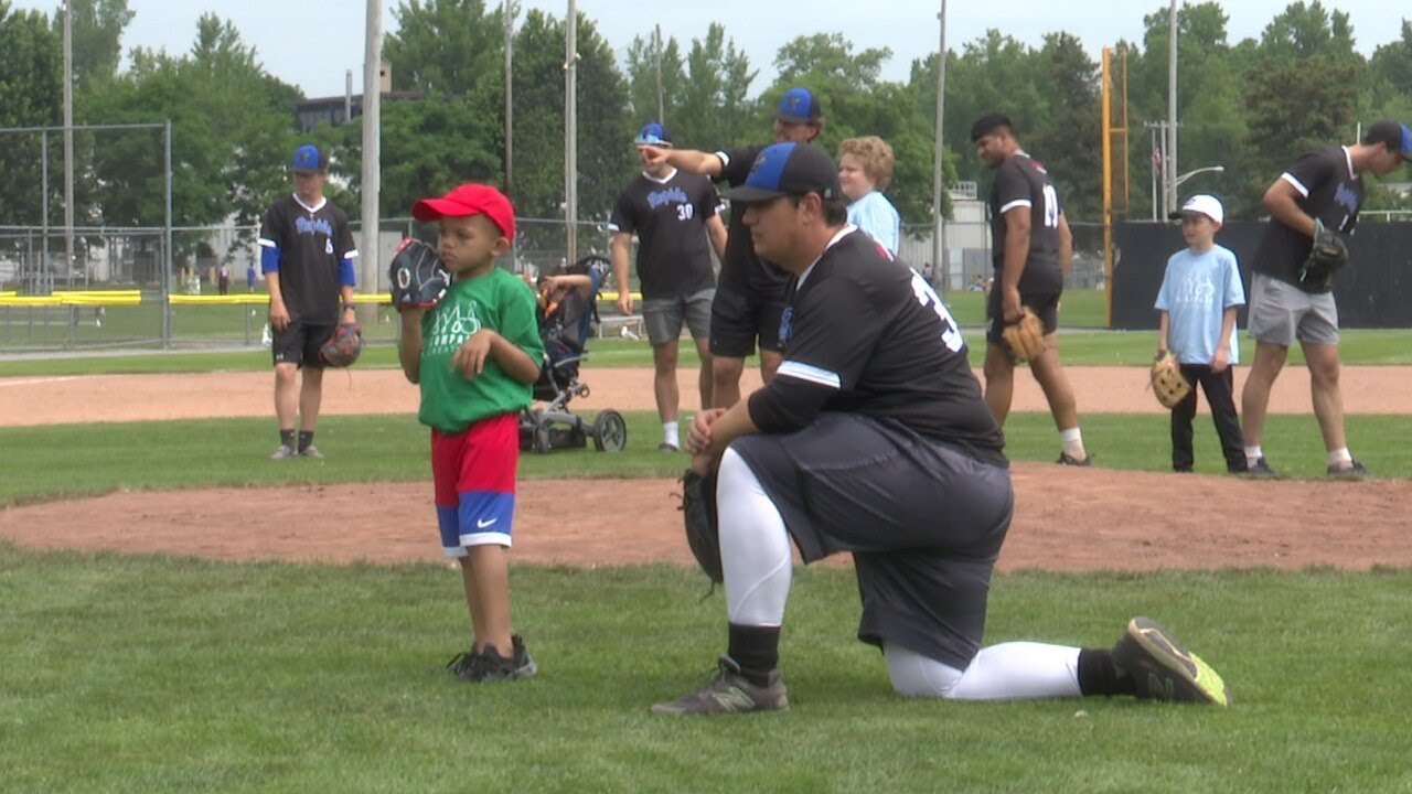 A special day on the diamond for kids who need support