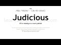 Meaning of judicioussentence on judiciousvocabulary ...