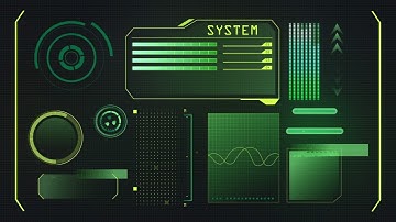 Futuristic HUD UI // Sci Fi Interface // UI Animation // After Effects HUD