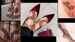 Unique arabic feet mehndi design/mehndi design for foot