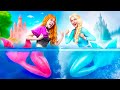アナ雪のエルサとアナが、きれいなマーメイドになった！