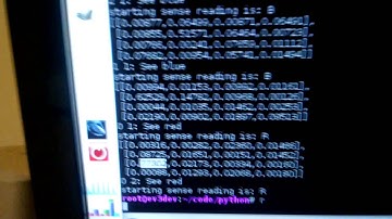 Mindstorms EV3 brick with debian linux, demonstrating Monte Carlo localization.