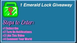 Growtopia - Emerald Lock Giveaway Entry