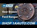 How to Replace Rear Drum Brakes 95-09 Ford Ranger