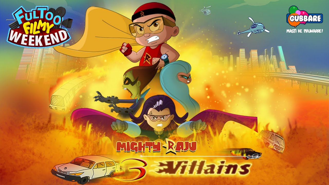 Mighty Raju 3 Villains || Cartoon Movies for Kids in Hindi || Gubbare TV -  YouTube