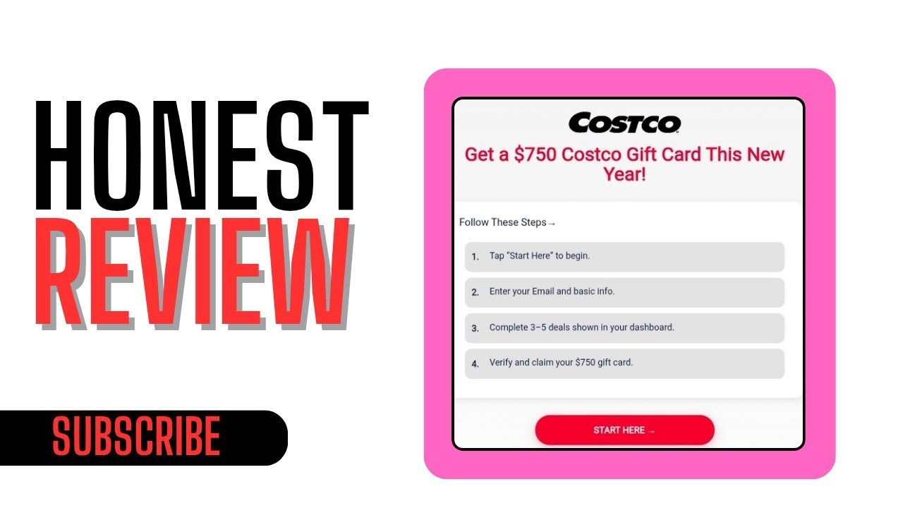 Обзор BulkSteps.com — подарочная карта Costco на 750 долларов: законно или мошенничество?