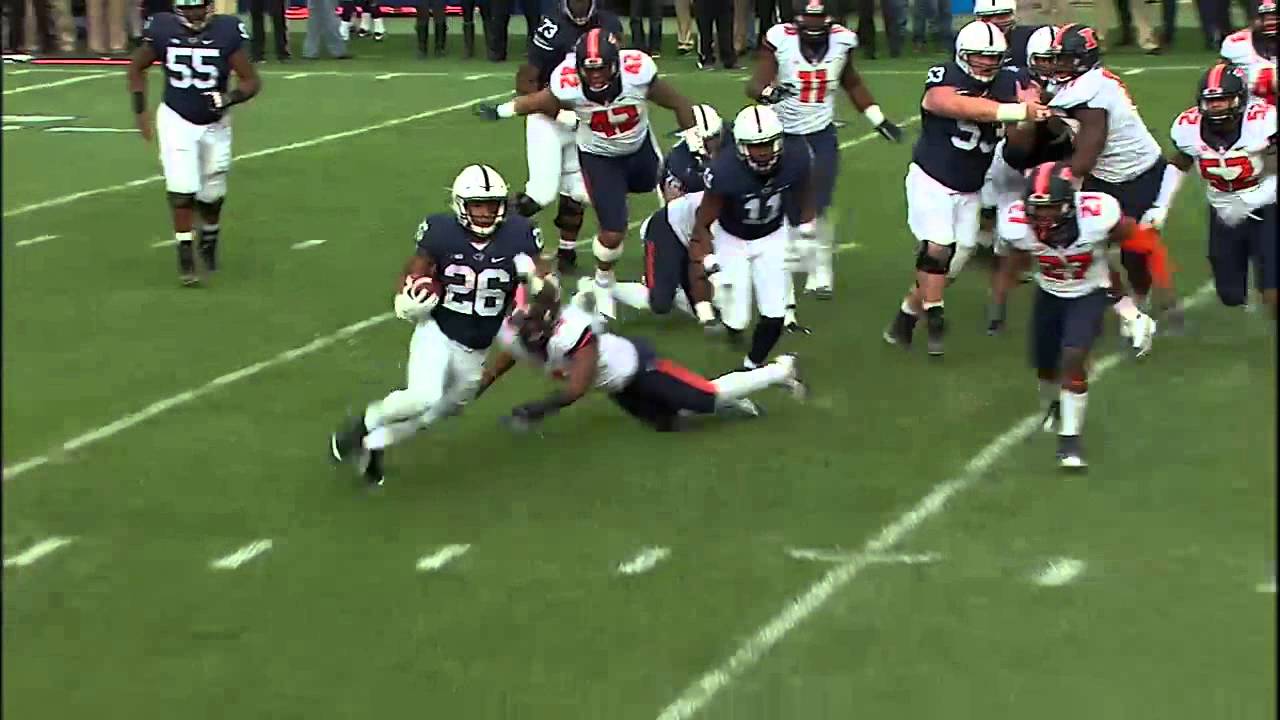 Barkley Takes Direct Snap, Goes Airborne for TD vs. Illinois Big Ten