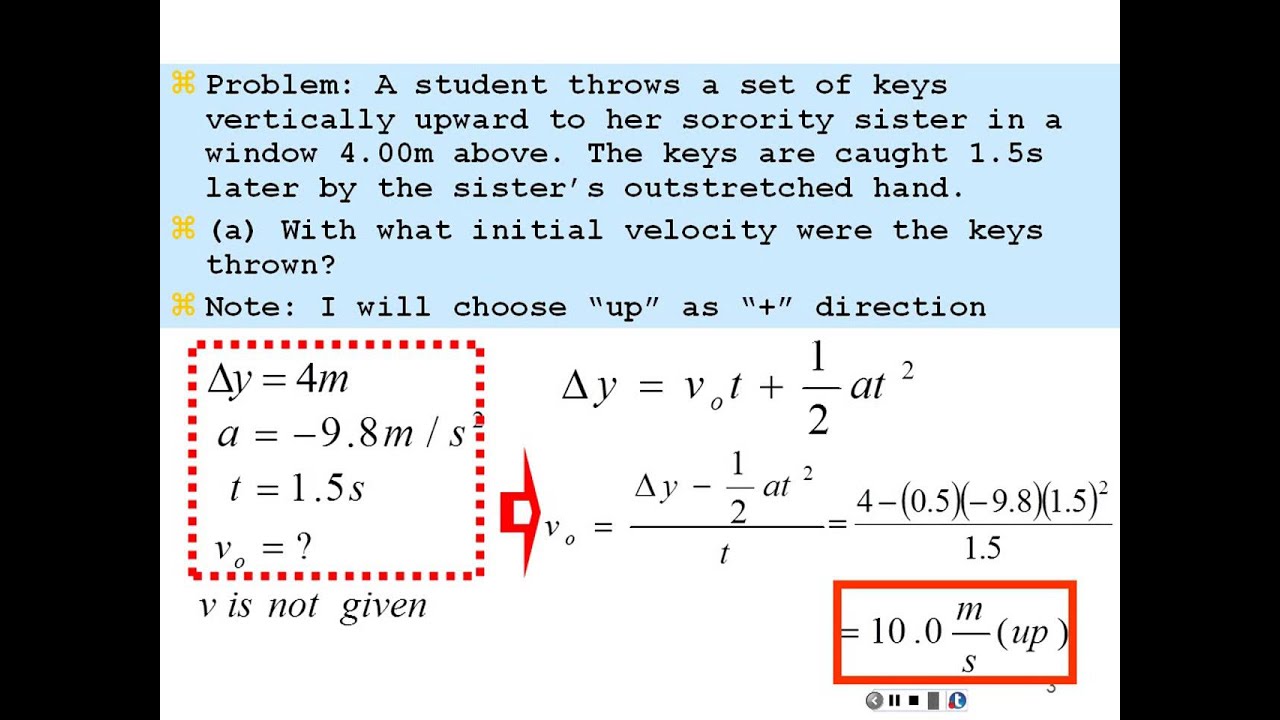 PHY213_03b_Chapter_02.03_Gravity_Constant_g - YouTube