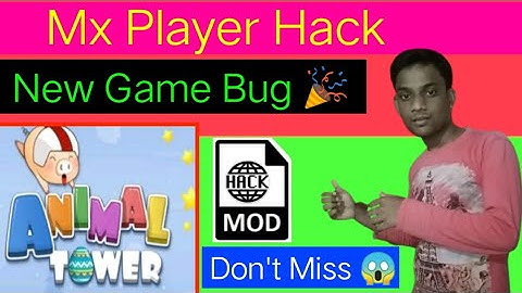 Mx Player New Game Hack || Unlimited Score Trick || Animal Tower Game Hack || Mx Player Game Hack ||