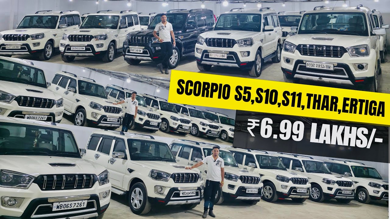 Second Hand Scorpio in Kolkata | Lowest Budget🔥S5,S10,S11,Thar,Ertiga,Fortuner | MK Motor
