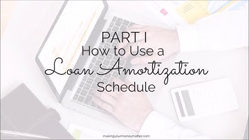 Part I Loan Amortization Video