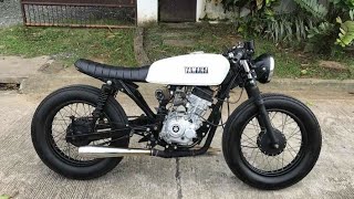 Modified Bajaj Boxer Caferacer Into Cafebrat Style By Ape Custom  (Philippines) - Youtube