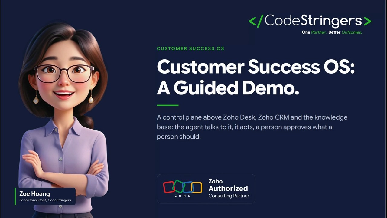 Customer Success OS: A Guided Demo | Zoho Desk Customer Success