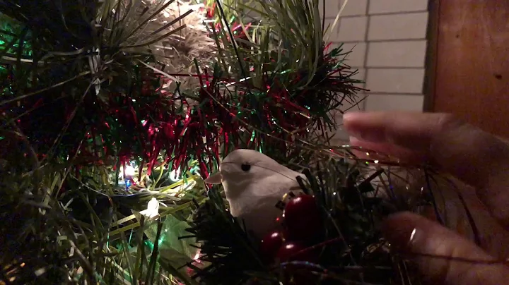 ASMR Tapping and Scratching Christmas Tree Ornaments | No Talking