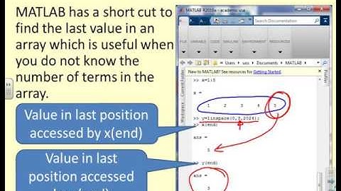Matlab Basics 3 - matrices, vectors and arrays