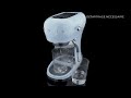 Vidéo: Cafeti&egrave;re Expresso Style 50's rouge