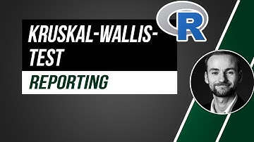 Reporting Kruskal-Wallis-test - results from R