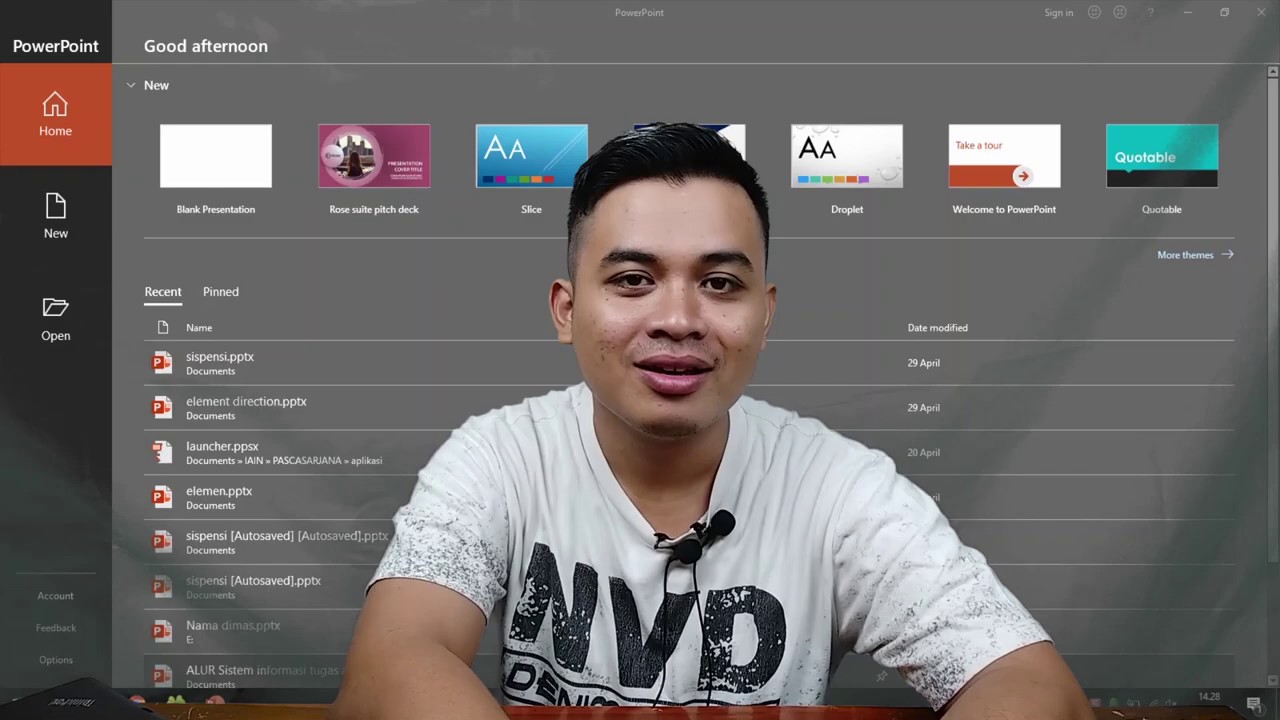  CARA  MEMBUAT  animasi  dengan powerpoint  PART 1 YouTube