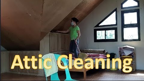 Clean with me 2020 Part 2/ Attic cleaning / No talking