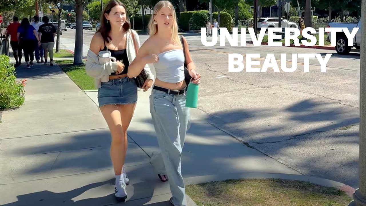 Chapman University in Orange & Old Towne | BEAUTIFUL PEOPLE, City Tour 4K | CALIFORNIA
