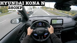 NEW 2021 Hyundai Kona N Performance 2.0T-GDi 280HP | POV Test Drive | 0-100 | Review