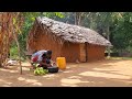 Rural Village Lifestyle In Africa|| Tasty Banana Bokoboko|| How to make banana meal|| Africa Village