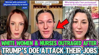 White Women Are Furious They Voted For Trump & He Is Now Attacking Their Careers