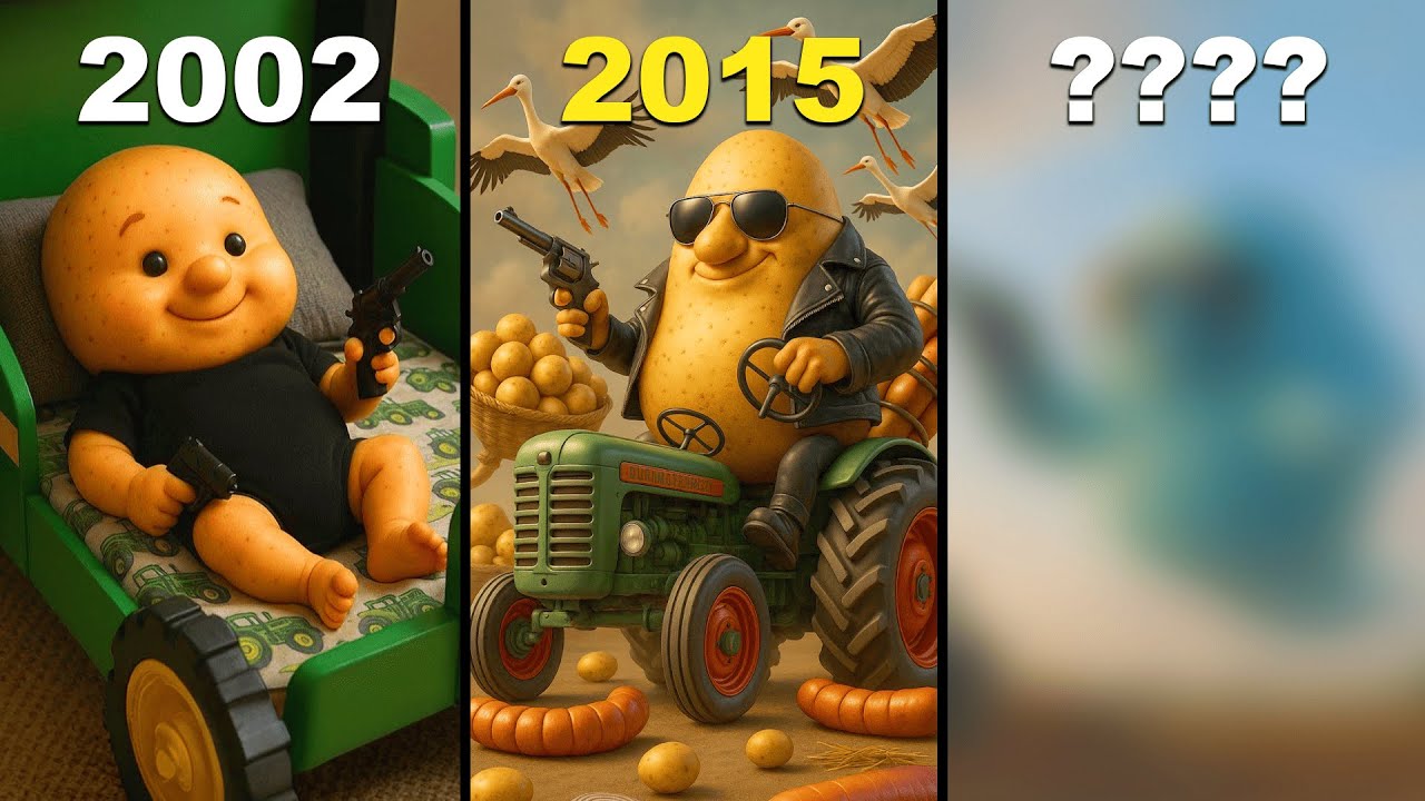 Evolution of Bulbito Bandito Traktorito - Italian Brainrot