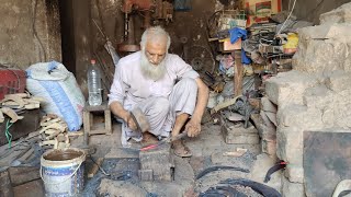 How Handmade Made Sickle Having Brutal Blade Edges with Many Years of History