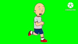 Clic Caillou Running Green Screen Emotions