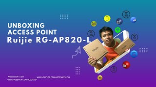 Unboxing Access Point Ruijie | RG-AP820L