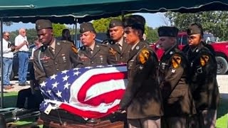 Funeral service for my great uncle Corporal Aubrey Lee Gibson killed in the Korean War Aug 12th 1950