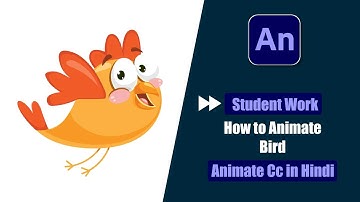 Fast Forward Tutorial Of Student Work | How to Animate Bird in Animate Cc Hindi?