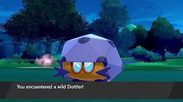 Pokemon Sword: Shiny Dottler at 1,562 K.O. encounters!
