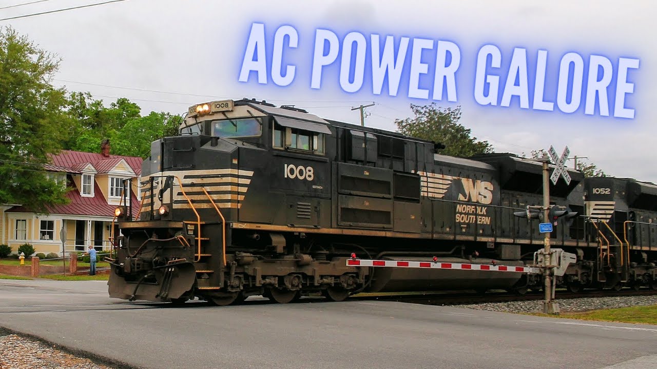 Three Fast Trains on the Norfolk Southern SC-Line