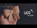 Hermoso lazo en crochet | Debes tejerlo!