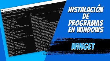 DESCUBRE como instalar programas de Windows con WINGET