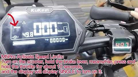 M5Pro - Activate Speed Limits Tutorial