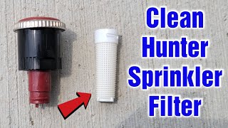 How To Clean Hunter MP Rotator Spray Nozzle Filter