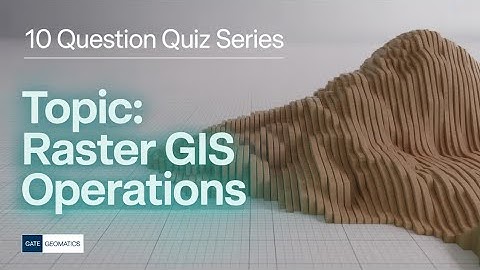 10 Question Series #3 : Raster GIS operations🗺️🔥#gategeomatics #isro #nrsc #remotesensingquiz #ntro