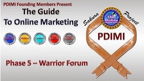 Warrior Forum Video For The Guide To Online Marketing
