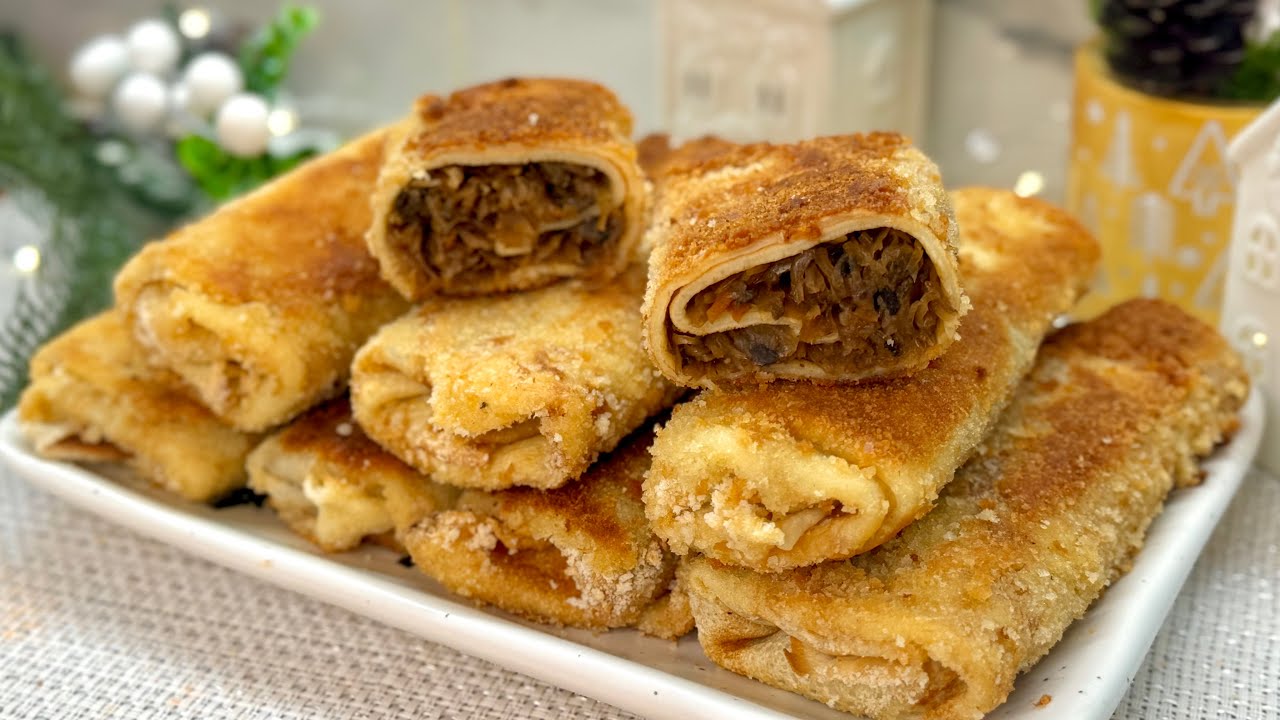 Krokiety z kapustą i grzybami – najlepsze, jakie robiłam🔥🔥🔥