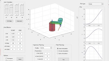 SCARA simulation (Robotics Final Project)