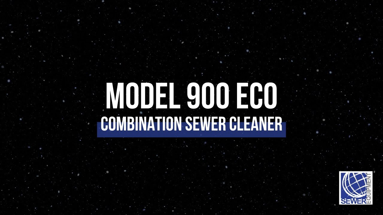 900 ECO Combination Sewer Cleaner by Sewer Equipment Co. of America