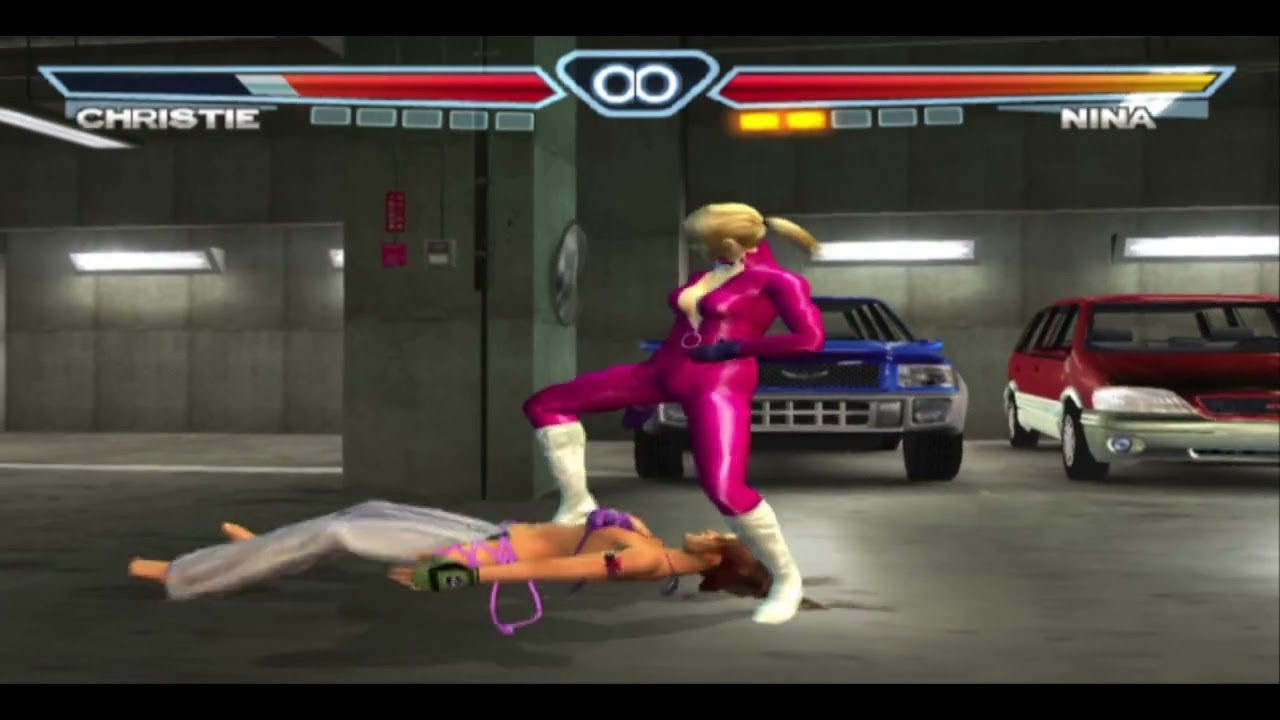 Tekken 4 Nina stomp Christie
