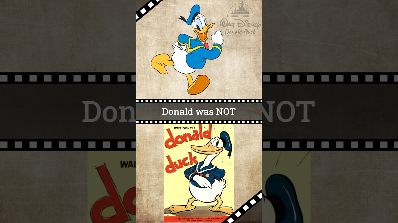 Donald Duck was Supposed to be a Goat 🐐 #disney #characterdesign  #voiceactors