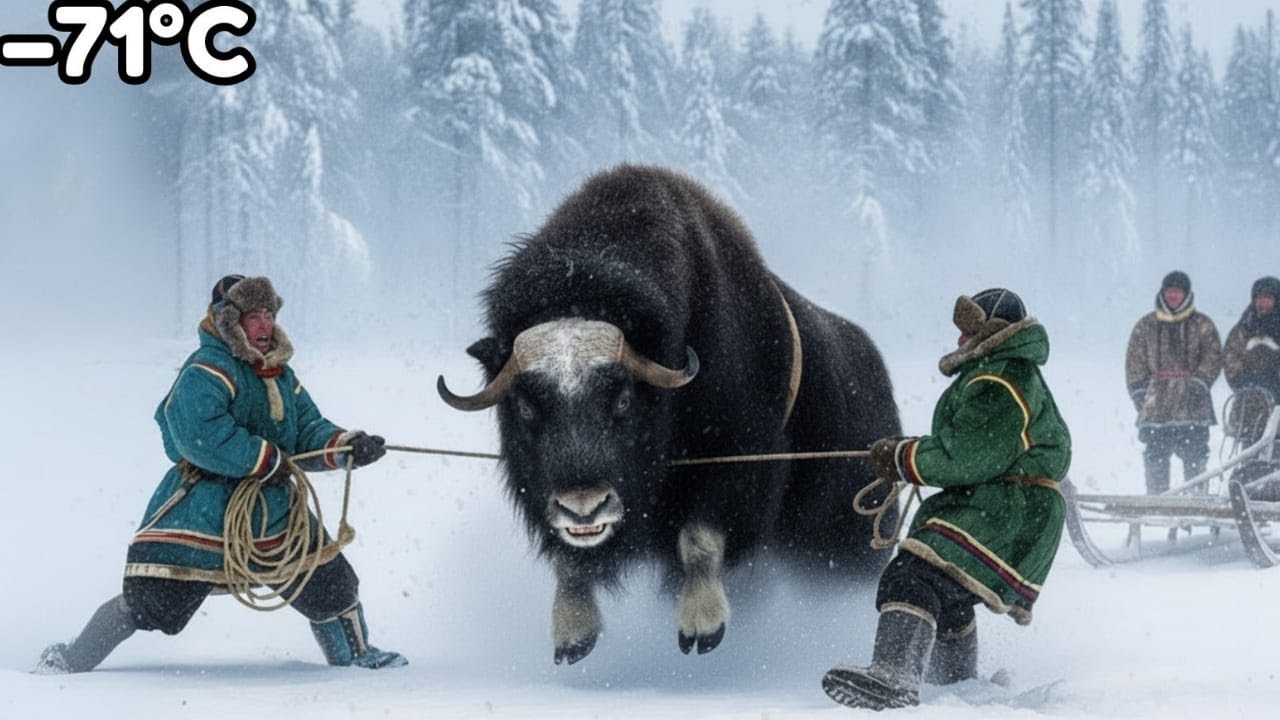 The Largest Musk Ox Ever Hunted in Yakutia How Nomads Survived –71°C