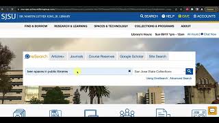 Find Peer-Reviewed Articles via King Library