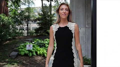 Ashley Sharp Long Black Dress